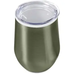 Serendipio Vogue Madison Stainless Steel & Plastic Double-Wall Tumbler Light Green Top